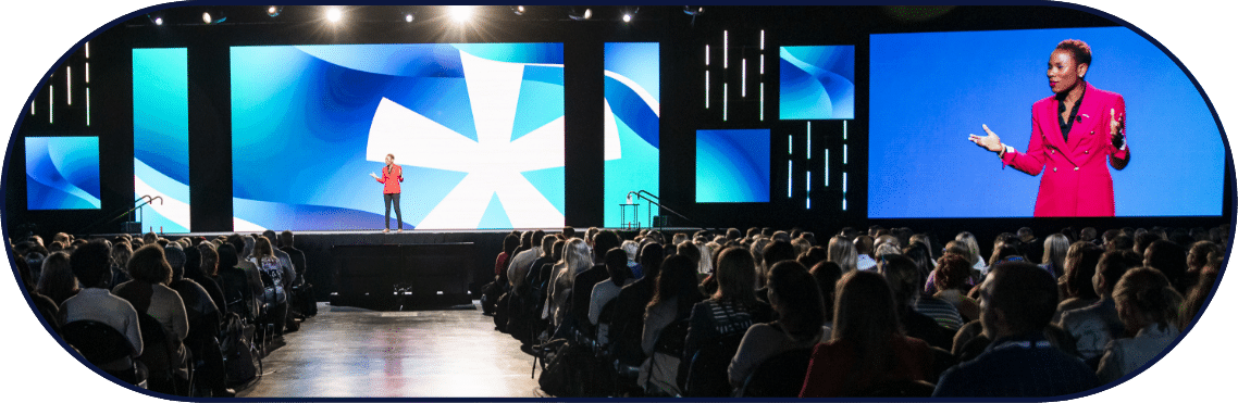 Luvvie Ajayi Jones speaking at Workhuman Live